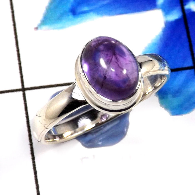 Amethyst Cab E - SHS993-Glorious Amethyst Cab Company Wholesale Rings 925 Sterlin Amethyst Cab E - SHS993-Glorious Amethyst Cab Company Wholesale Rings 925 Sterlin