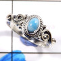 Larimar Cab J - RBS896-Glorious Factory Handmade Designer Jewelry 925 Sterling S