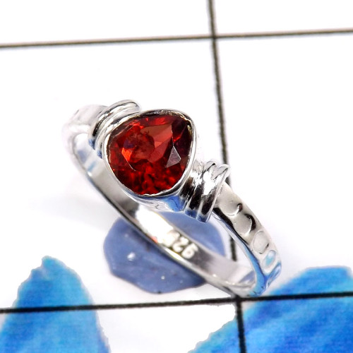 Garnet Cut A - RBS894-Delicate 925 Sterling Silver Designer Wholesale Rings Garnet Cut A - RBS894-Delicate 925 Sterling Silver Designer Wholesale Rings