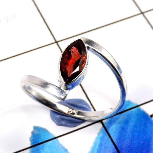 Garnet Cut C - RBS894-Delicate 925 Sterling Silver Designer Wholesale Rings Garnet Cut C - RBS894-Delicate 925 Sterling Silver Designer Wholesale Rings