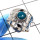 Crysocola O - SCR844-Dazzling Christmas Special Designer Casting Rings 925 Ste