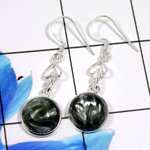 Seraphinite E - CMJ884-Lovely Company Handmade Christmas Special Jewelry 925 Ste Seraphinite E - CMJ884-Lovely Company Handmade Christmas Special Jewelry 925 Ste
