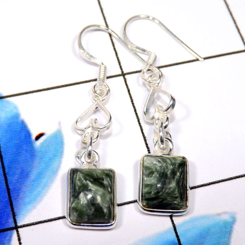Seraphinite F - CMJ884-Lovely Company Handmade Christmas Special Jewelry 925 Ste Seraphinite F - CMJ884-Lovely Company Handmade Christmas Special Jewelry 925 Ste