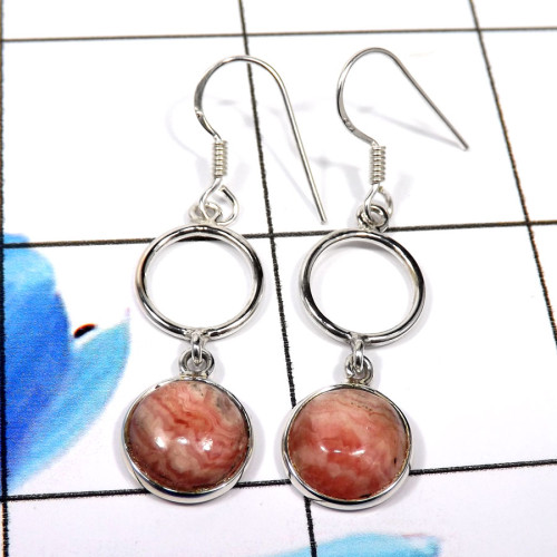 Rhodochrosite I - CMJ884-Lovely Company Handmade Christmas Special Jewelry 925 Ste Rhodochrosite I - CMJ884-Lovely Company Handmade Christmas Special Jewelry 925 Ste
