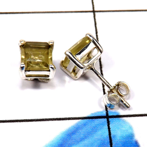 Lemon Cut B - CMJ882-Christmas Offer Fabulous Factory Handmade Studs Earrings 