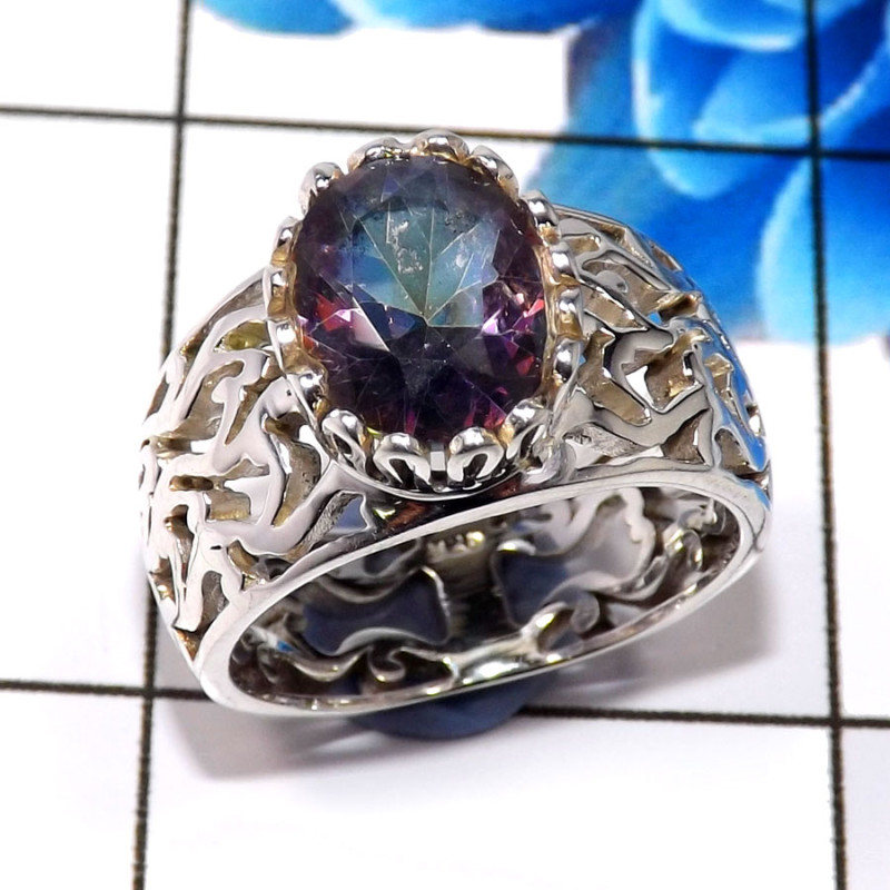 Mystic Quartz G - SSH996-Christmas Special Mystic Quartz Glamorous Elegant Rings 9 Mystic Quartz G - SSH996-Christmas Special Mystic Quartz Glamorous Elegant Rings 9