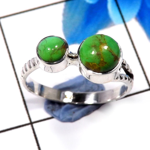 Green Turquoise H - SSH994-925 Sterling Silver Marvellous Designer Christmas Special