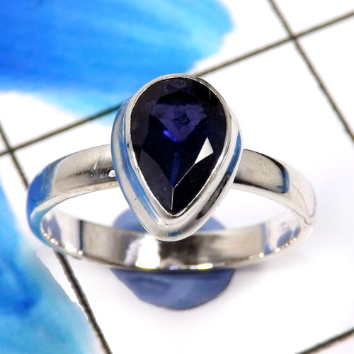Iolite Cut F - RBS879-Fabulous Wholesale Handmade Elegant Designer Baby Rings 9 Iolite Cut F - RBS879-Fabulous Wholesale Handmade Elegant Designer Baby Rings 9