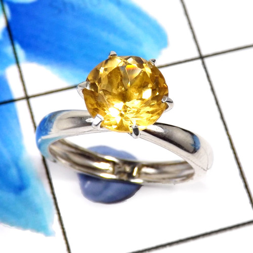 Citrine Cut O - RBS879-Fabulous Wholesale Handmade Elegant Designer Baby Rings 9 Citrine Cut O - RBS879-Fabulous Wholesale Handmade Elegant Designer Baby Rings 9