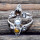 Smokey Quartz,Pearl & Tiger Eye B - RSS878-925 Sterling Silver Three Stone Designer Wholesale Rings