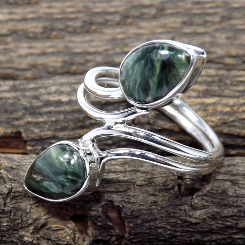 Seraphinite B - RSS876-Charming New Design Wholesale Elegant Rings 925 Sterling