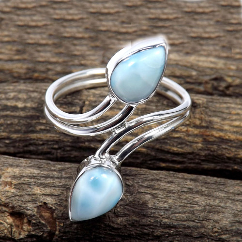 Larimar Cab D - RSS876-Charming New Design Wholesale Elegant Rings 925 Sterling Larimar Cab D - RSS876-Charming New Design Wholesale Elegant Rings 925 Sterling