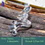 Labradorite Cab D - RSS869-Amazing New Design Party Look Handmade Rings 925 Sterling