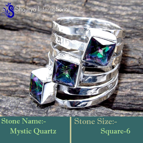 Mystic Quartz F - RSS868-Charming Trendy Designs Handmade Exclusive Rings 925 Ster