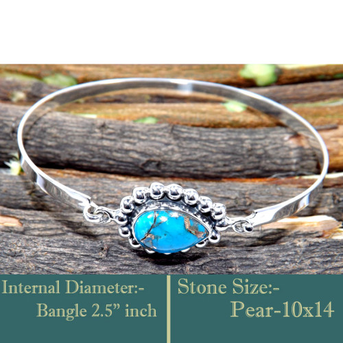 Blue Copper Turquoise E - SNB998-Openable Glorious Handmade Designer Colourful Exclusive B