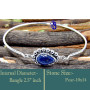 Lapis Lazuli F - SNB997-Openable Fabulous Wholesale Handmade Designer Bangles 925