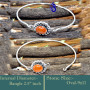 Carnelian Cab O - SNB997-Openable Fabulous Wholesale Handmade Designer Bangles 925