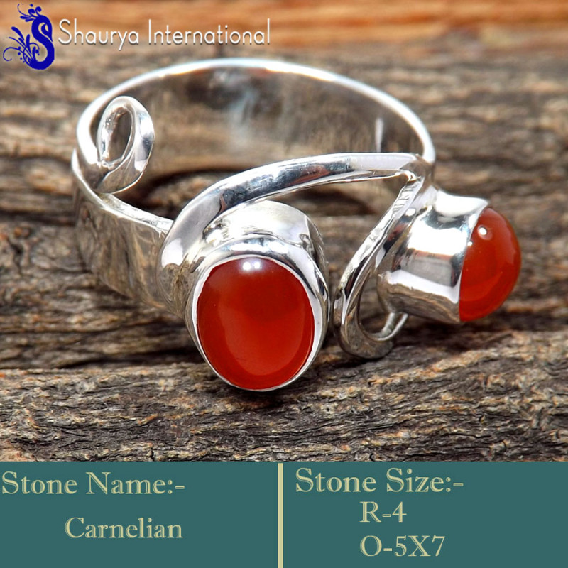 Carnelian Cab F - RSS858-925 Sterling Silver Company Wholesale Designer Rings Whol Carnelian Cab F - RSS858-925 Sterling Silver Company Wholesale Designer Rings Whol