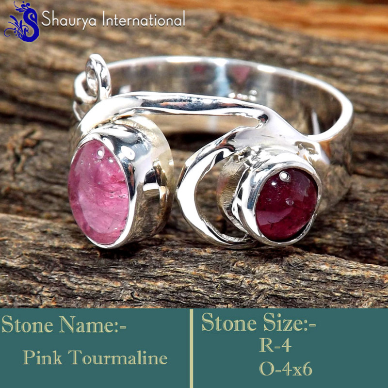Pink Tourmaline Cab O - RSS858-925 Sterling Silver Company Wholesale Designer Rings Whol Pink Tourmaline Cab O - RSS858-925 Sterling Silver Company Wholesale Designer Rings Whol