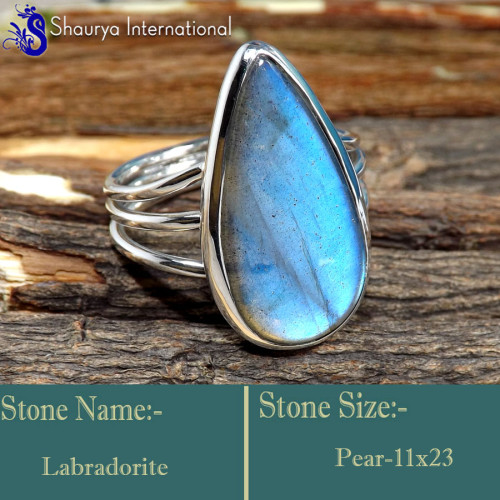 Labradorite Cab O - RSS849-Glamorous Party Look Handmade Colourful Rings 925 Sterlin Labradorite Cab O - RSS849-Glamorous Party Look Handmade Colourful Rings 925 Sterlin