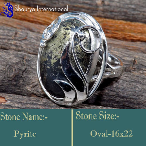 Pyrite E - RSS848-Lovely Valentine Special Designer Rings 925 Sterling Silv