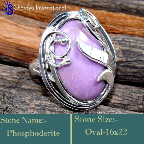 Phosphoderite M - RSS848-Lovely Valentine Special Designer Rings 925 Sterling Silv
