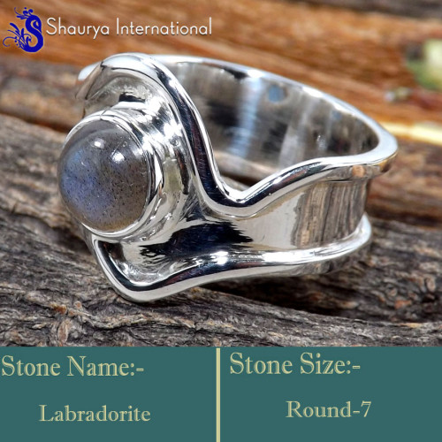 Labradorite Cab B - RSS844-Charming Colourful Design Valentine's Gift Rings 925 Ster Labradorite Cab B - RSS844-Charming Colourful Design Valentine's Gift Rings 925 Ster