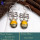 Bumble Bee G - BZE750-Genuine Bumble Bee Valentine's Special Handmade Earrings