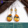 Bumble Bee O - BZE750-Genuine Bumble Bee Valentine's Special Handmade Earrings