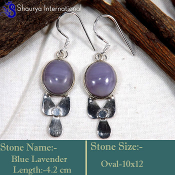 Blue Lavender A - BZE745-Vlaentine's Special Gorgeous Blue Lavender Gemstone Bezel Blue Lavender A - BZE745-Vlaentine's Special Gorgeous Blue Lavender Gemstone Bezel