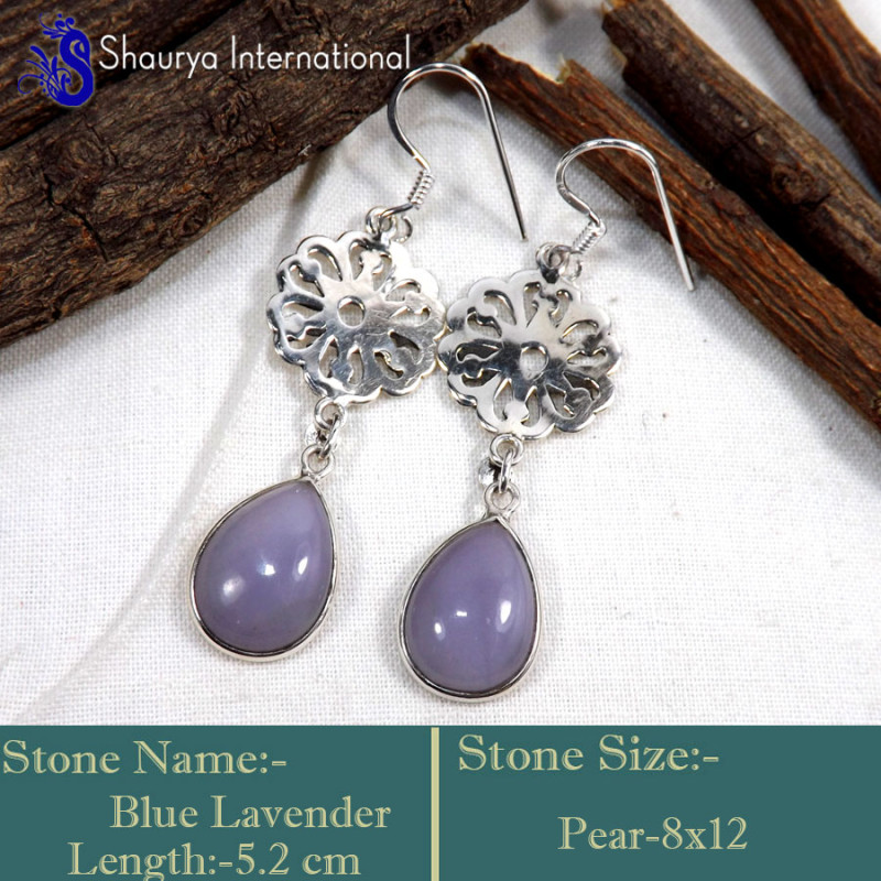 Blue Lavender B - BZE745-Vlaentine's Special Gorgeous Blue Lavender Gemstone Bezel Blue Lavender B - BZE745-Vlaentine's Special Gorgeous Blue Lavender Gemstone Bezel