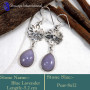 Blue Lavender B - BZE745-Vlaentine's Special Gorgeous Blue Lavender Gemstone Bezel