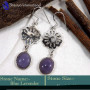 Blue Lavender D - BZE745-Vlaentine's Special Gorgeous Blue Lavender Gemstone Bezel