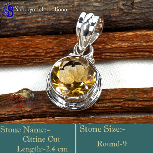 Citrine Cut N - SSP849-Valentine's Special Marvellous New Design Colourful Penda Citrine Cut N - SSP849-Valentine's Special Marvellous New Design Colourful Penda