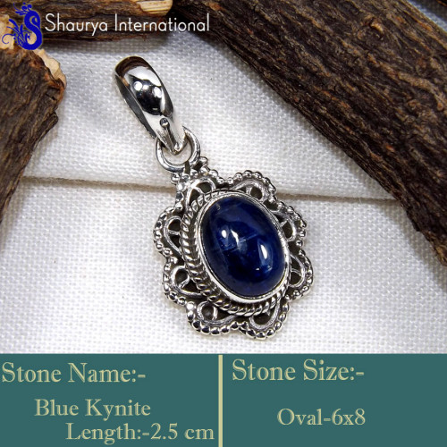 Blue Kynite B - SD638-Amazing Latest Fashionable Designer Pendants 925 Sterling