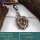 Golden Rutile K - SD638-Amazing Latest Fashionable Designer Pendants 925 Sterling