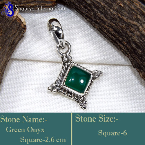 Green Onyx C - SD637-Glamorous Part Wear Handmade Designer Lightweight Pendants Green Onyx C - SD637-Glamorous Part Wear Handmade Designer Lightweight Pendants