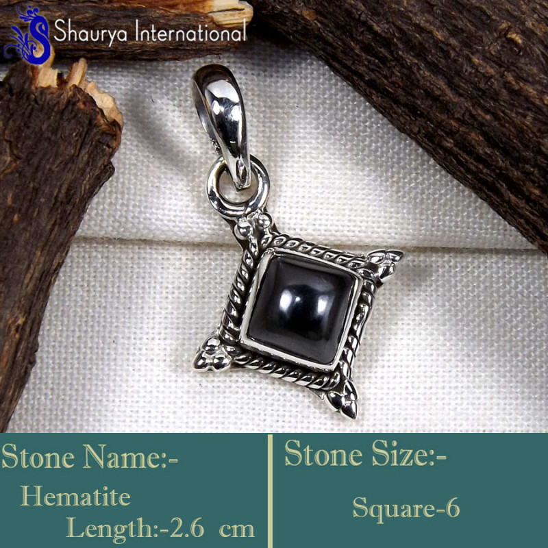 Hematite J - SD637-Glamorous Part Wear Handmade Designer Lightweight Pendants Hematite J - SD637-Glamorous Part Wear Handmade Designer Lightweight Pendants