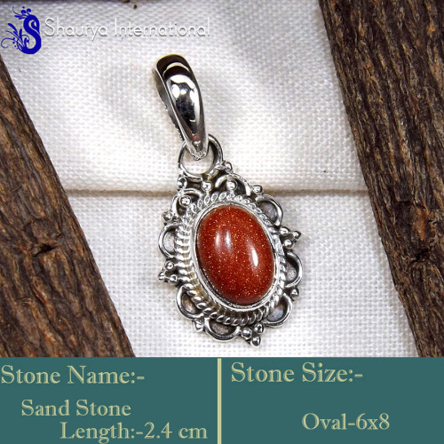 Sand Stone G - SD632-Exclusive Valentine's Special Handmade Designer Pendants 9 Sand Stone G - SD632-Exclusive Valentine's Special Handmade Designer Pendants 9