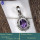 Amethyst Cut D - SD631-925 Sterling Silver Glamorous Cut Gemstones Designer Penda