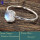 Rainbow Moonstone D - RBS872-Exclusive Gemstones Handmade Designer Baby Rings 925 Ster