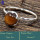 Tiger Eye G - RBS872-Exclusive Gemstones Handmade Designer Baby Rings 925 Ster