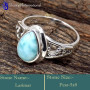 Larimar Cab C - RBS868-Attractive Larimar Gemstone Handmade Designer Lightweight