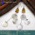 Bumble Bee B - BZE743-Fabulous Bumble Bee Handmade Designer Bezel Earrings 925