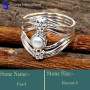 Pearl C - SDR655-Fabulous Handmade Designer Wholesale Rings 925 Sterling S
