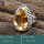 Citrine Cut O - SDR647-Fabulous Faceted Cut Gemstone Designer Rings 925 Sterling