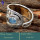 Aquamarine Cab D - SDR645-Adjustable Genuine Cab Preety Design Handmade Rings 925 S