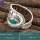 Crysocola L - SDR645-Adjustable Genuine Cab Preety Design Handmade Rings 925 S