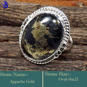 Appache Gold K - SDR634-Stunning Party Look Handmade Designer Rings 925 Sterling Appache Gold K - SDR634-Stunning Party Look Handmade Designer Rings 925 Sterling