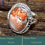 Rosetta O - SDR634-Stunning Party Look Handmade Designer Rings 925 Sterling